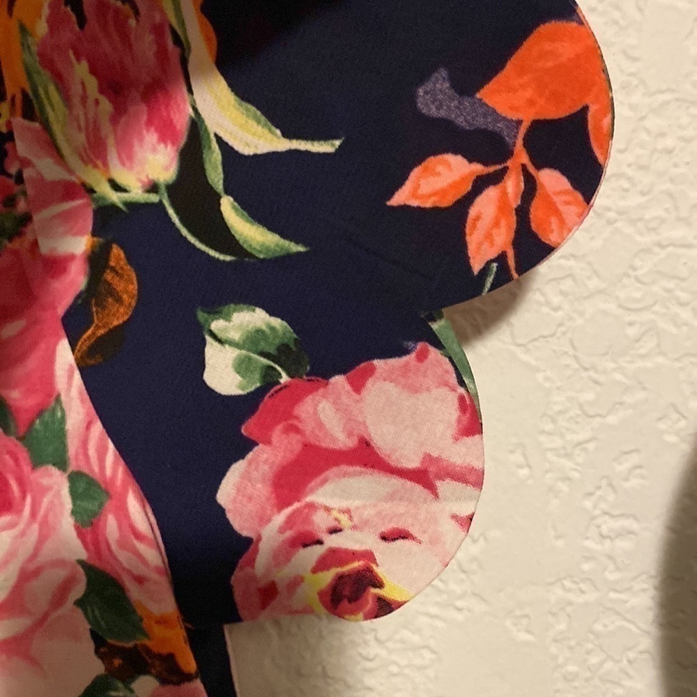 12 pm by Mon Ami USA floral short sleeve dress small - Picture 4 of 7